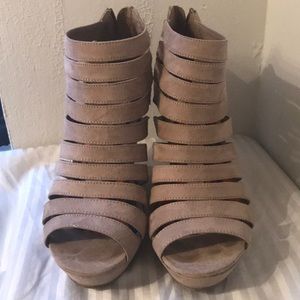 Super cute Madden Girl wedges, 8.5